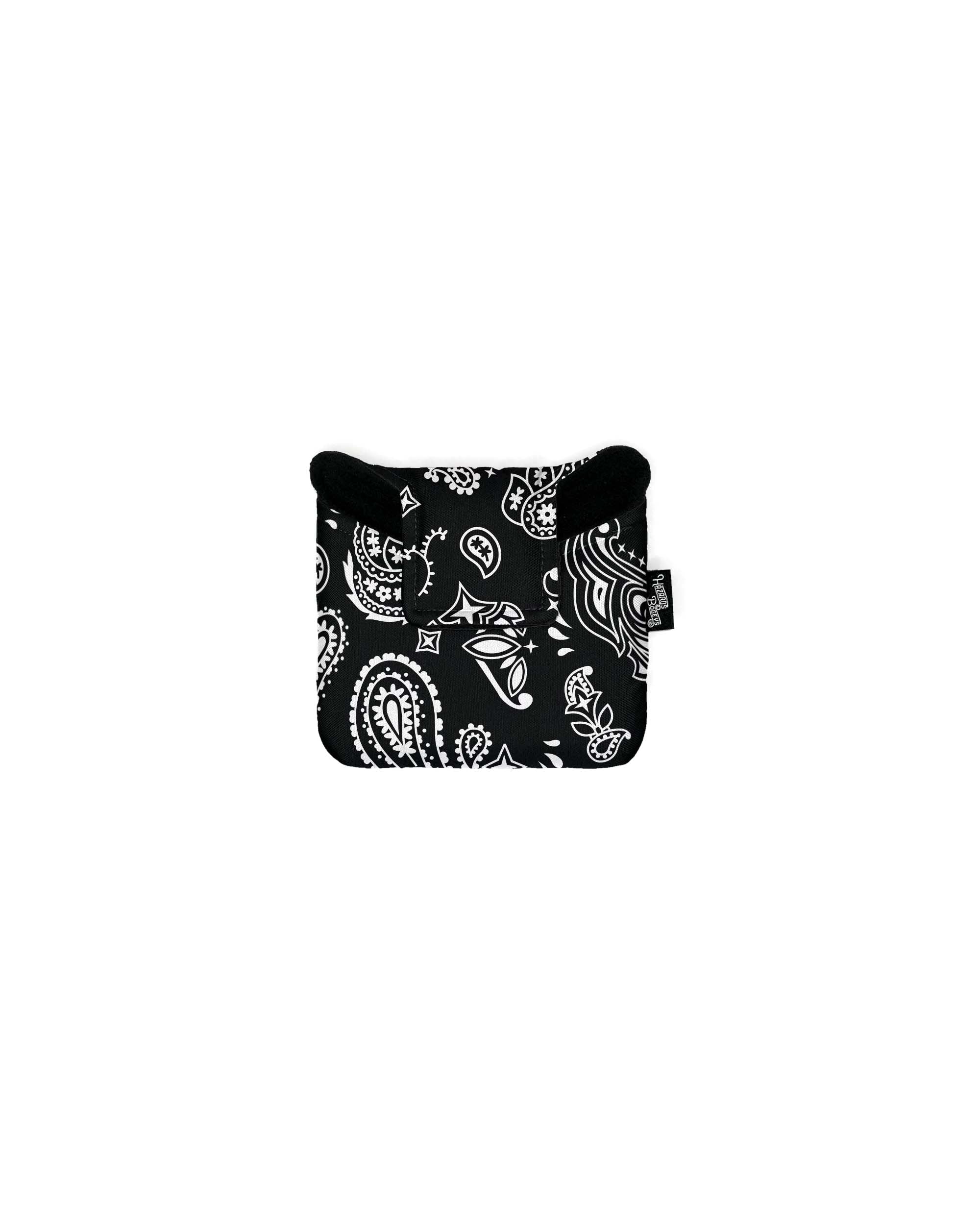 Bandana Black Mallet Putter Cover
