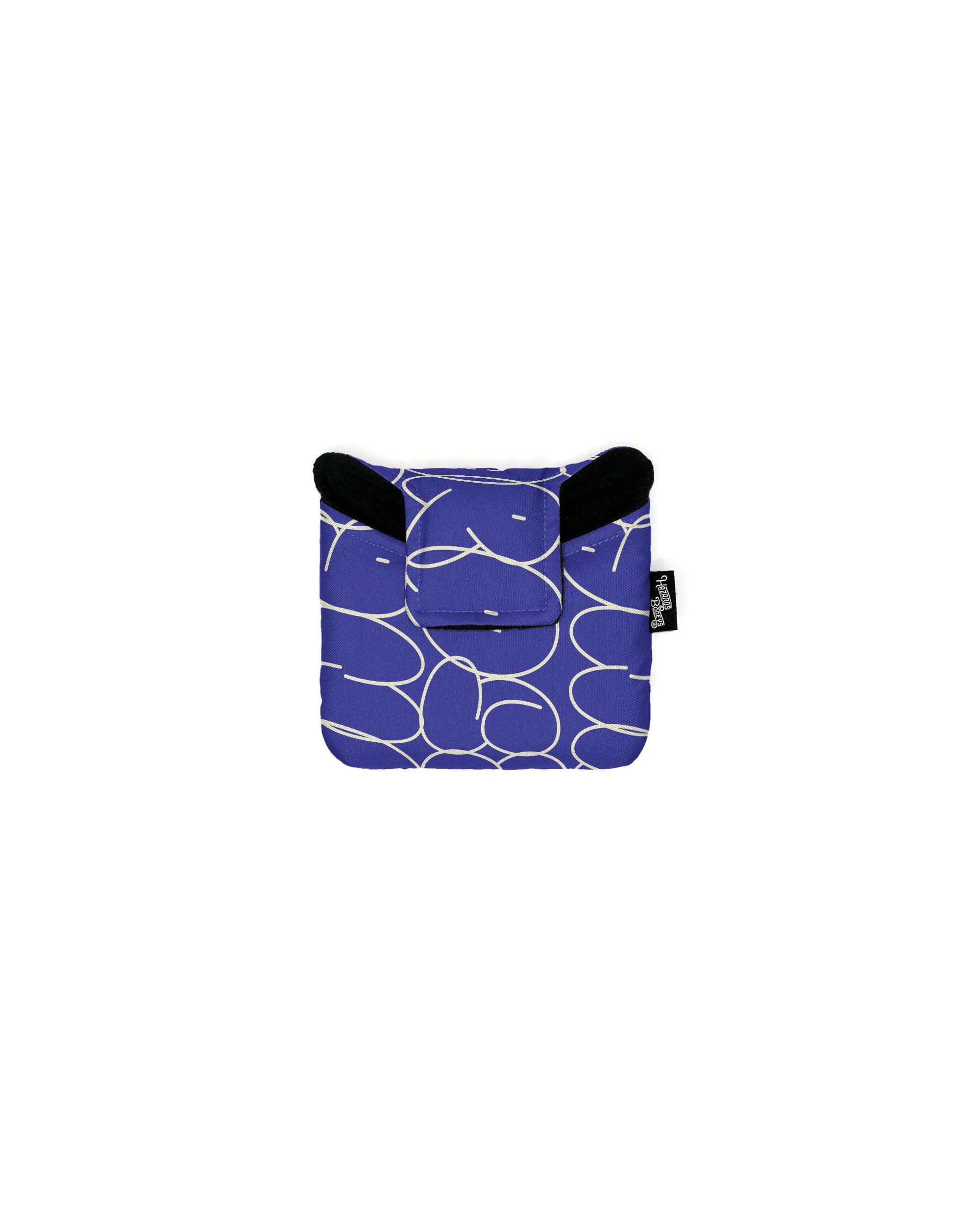 Blue Bubble Graffiti Mallet Putter Cover