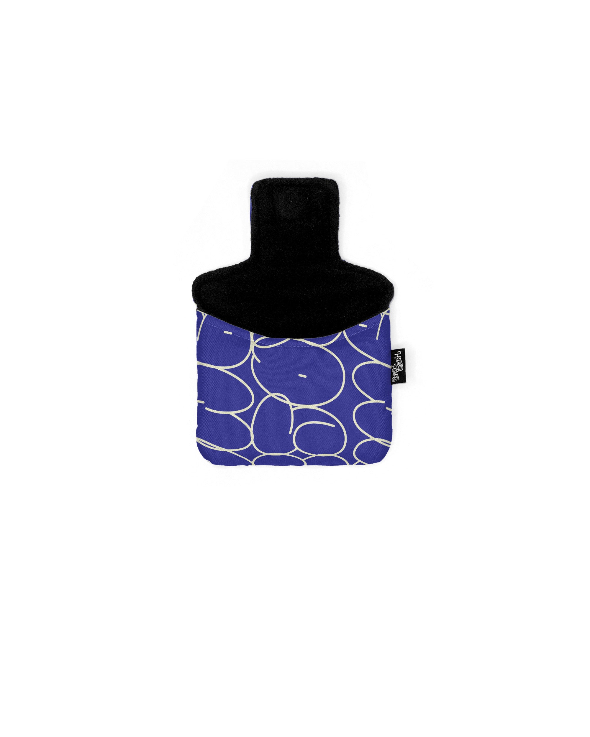Blue Bubble Graffiti Mallet Putter Cover