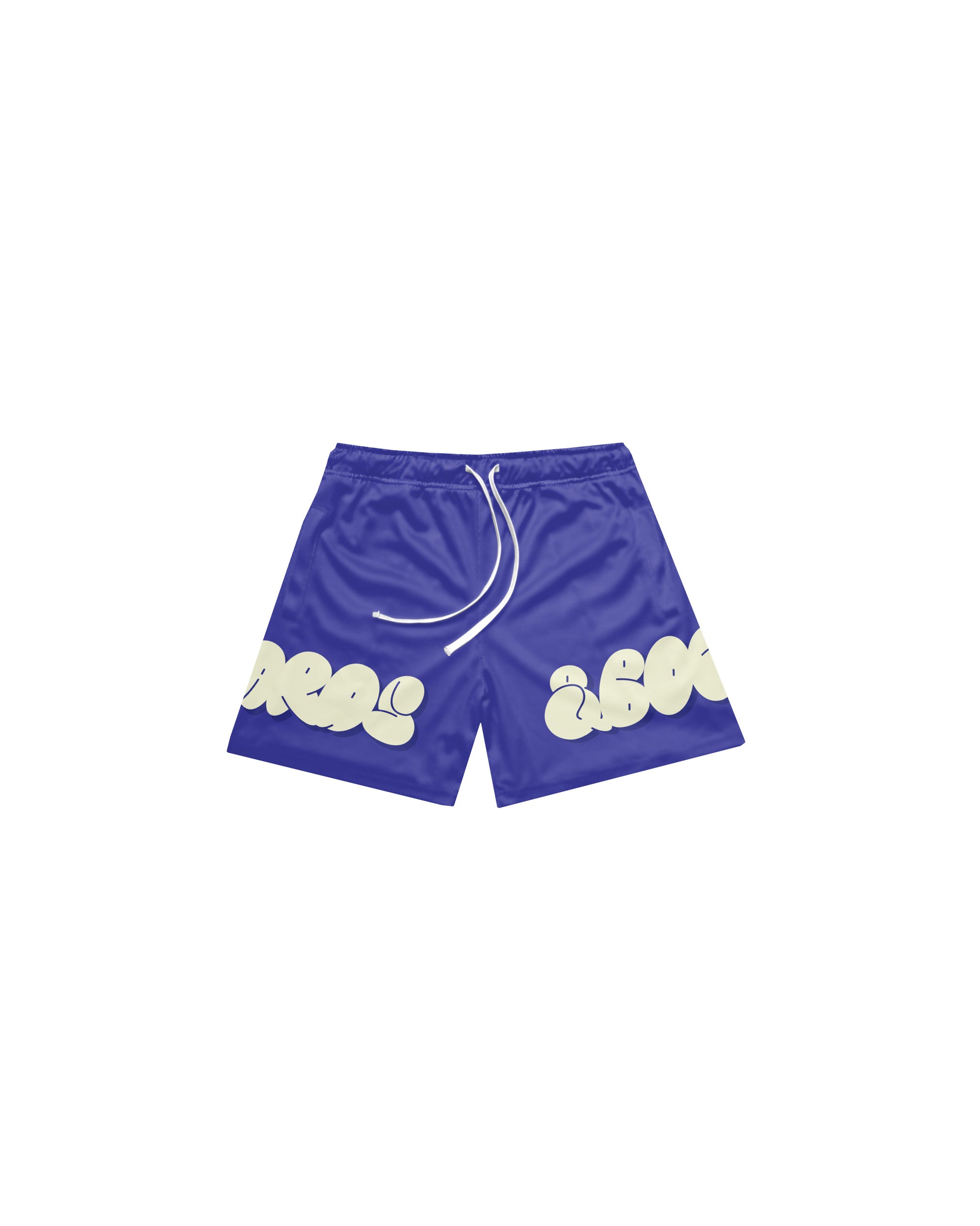 Blue Bubble Graffiti 6" Range Shorts