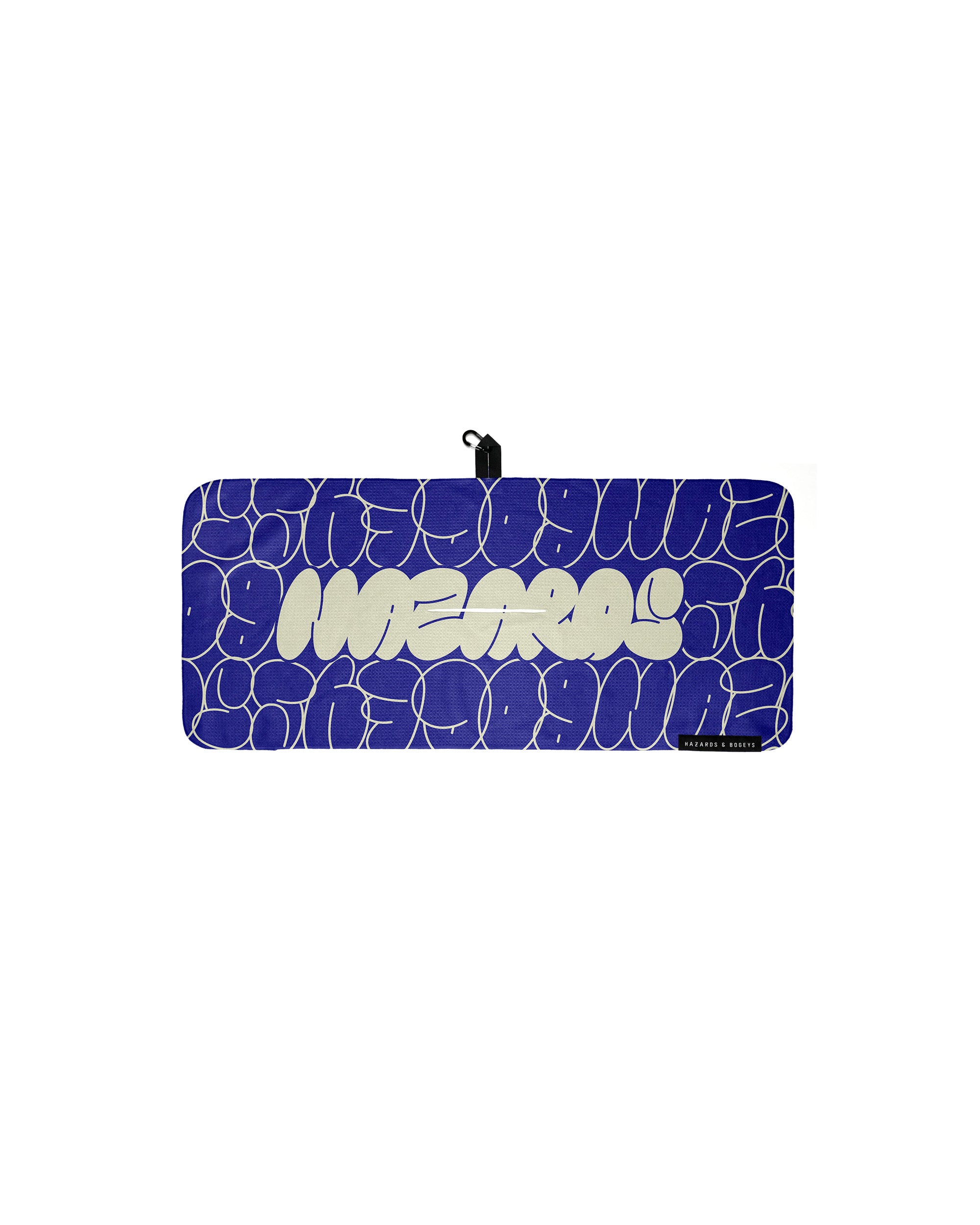 Blue Bubble Graffiti Tour Towel