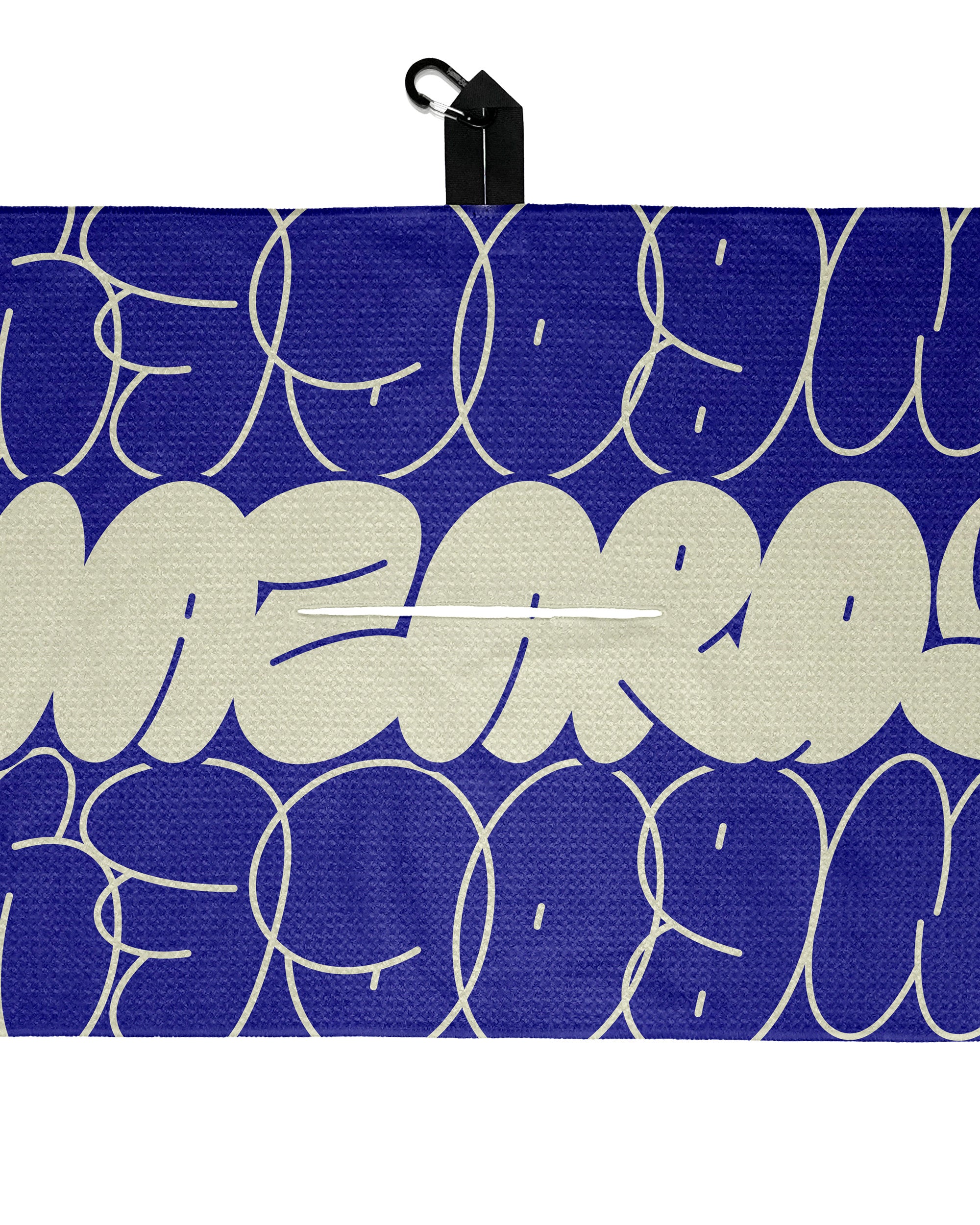 Blue Bubble Graffiti Tour Towel