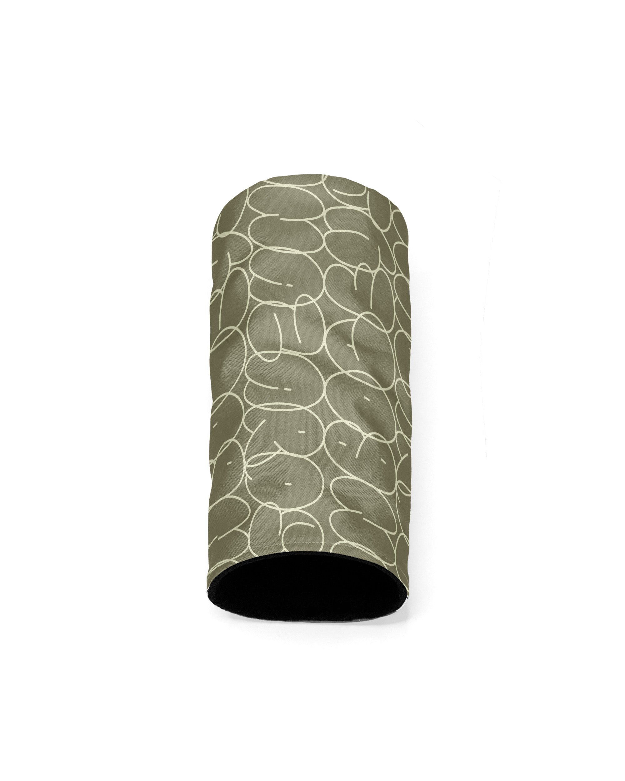 Light Olive Bubble Graffiti Driver Cover