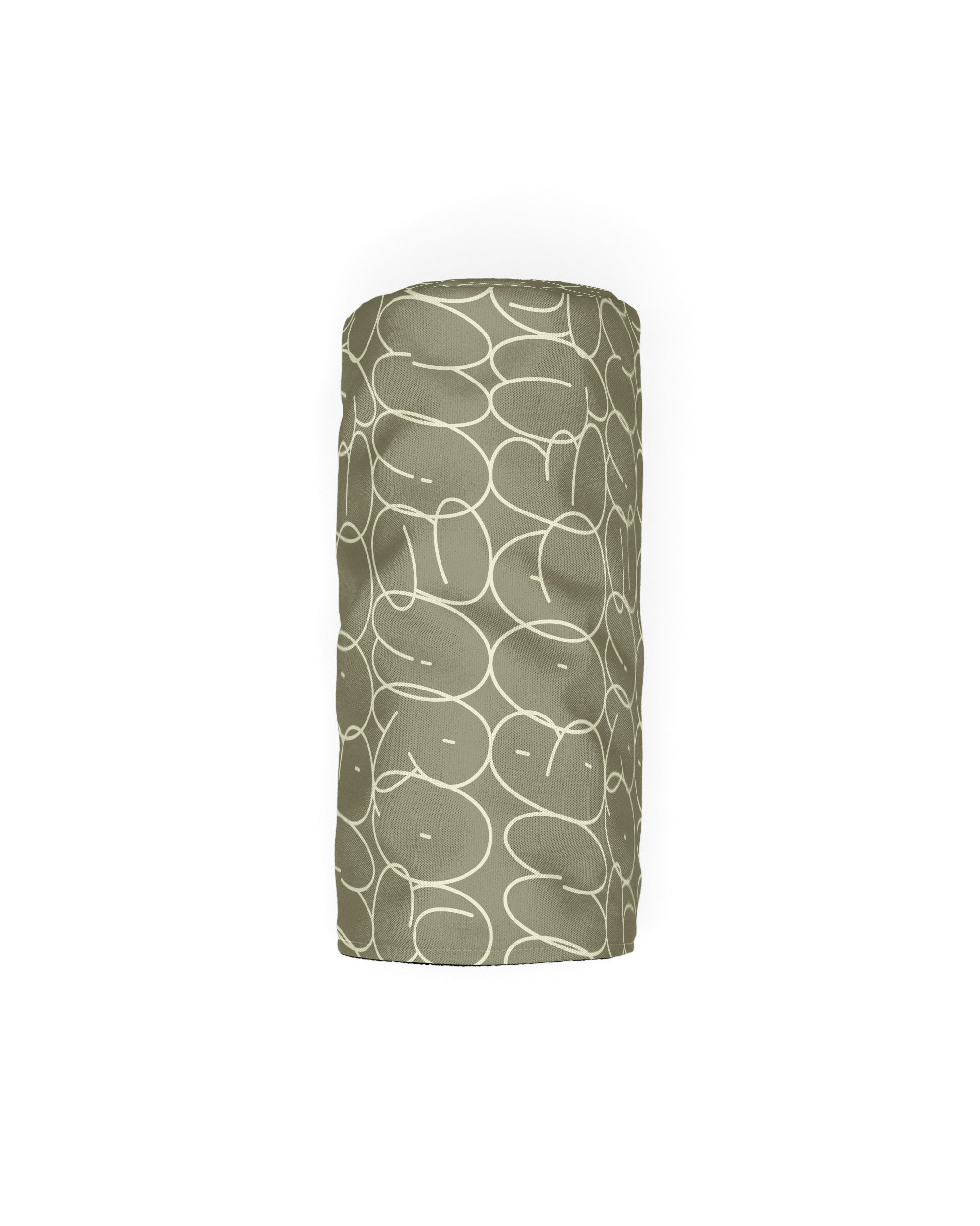 Light Olive Bubble Graffiti Driver Cover