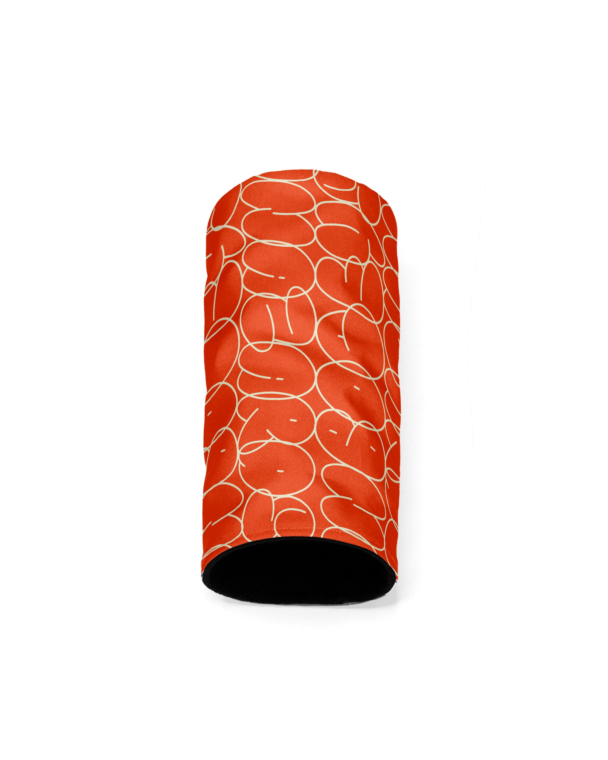 Orange Bubble Graffiti Driver Cover