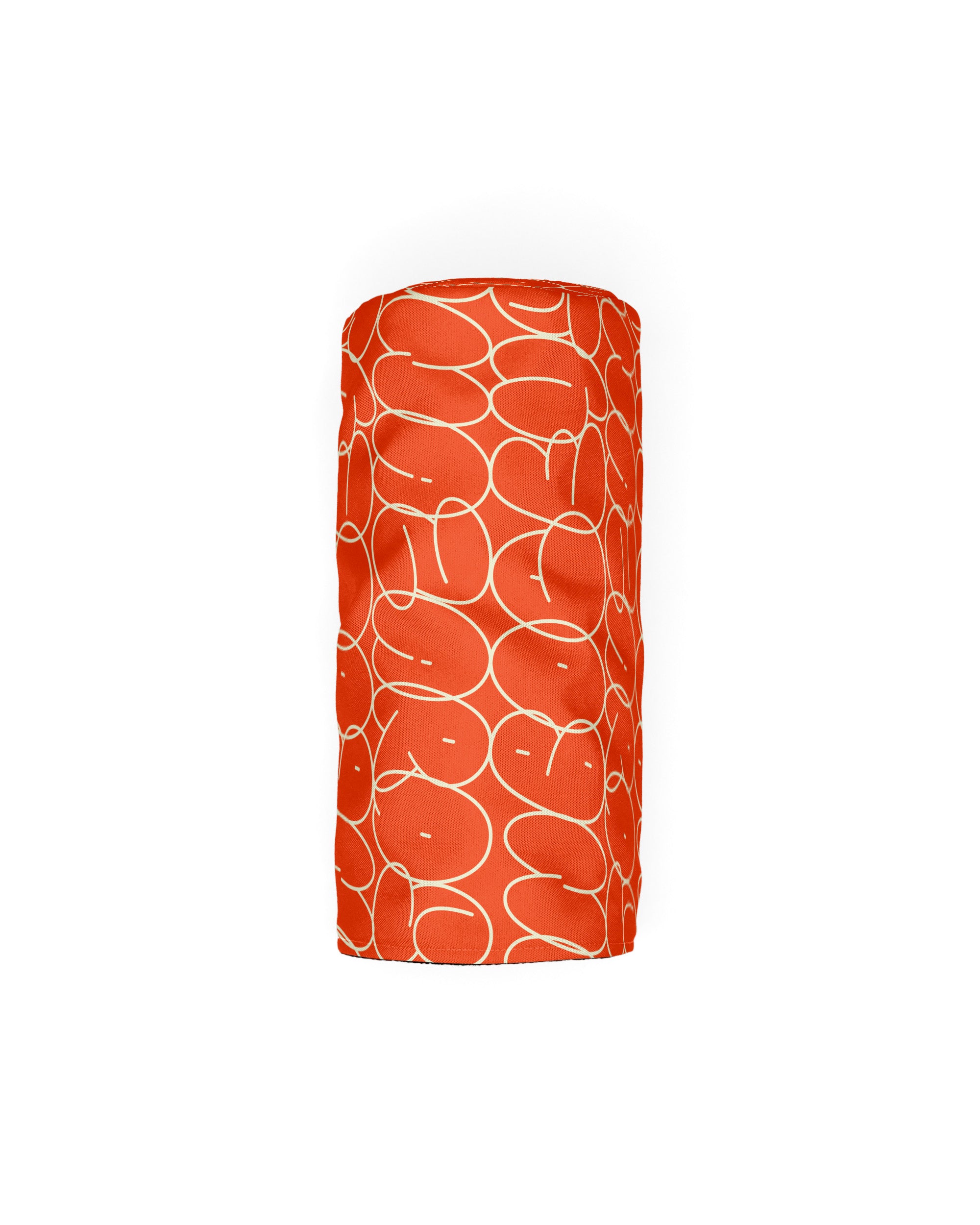 Orange Bubble Graffiti Driver Cover