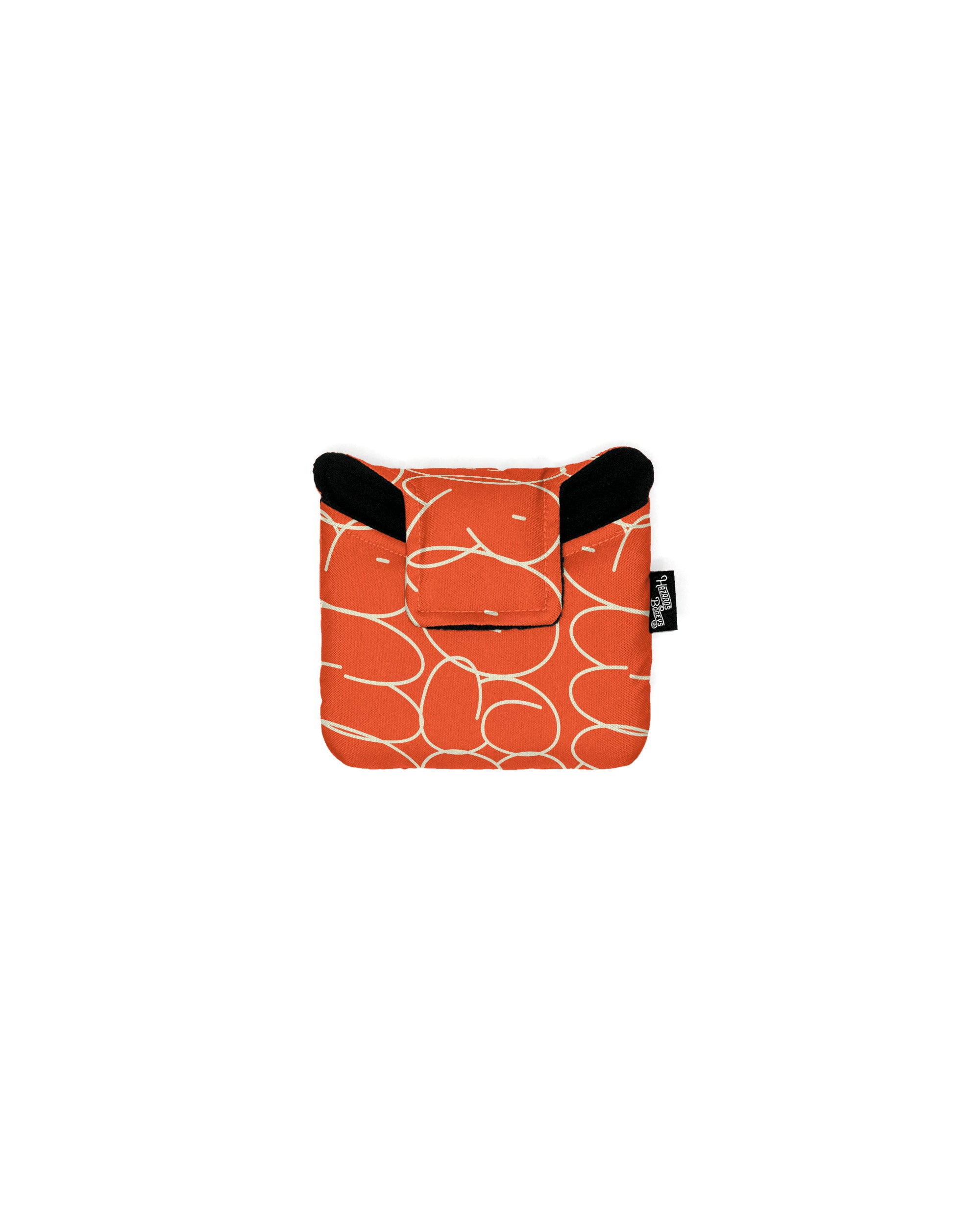 Orange Bubble Graffiti Mallet Putter Cover