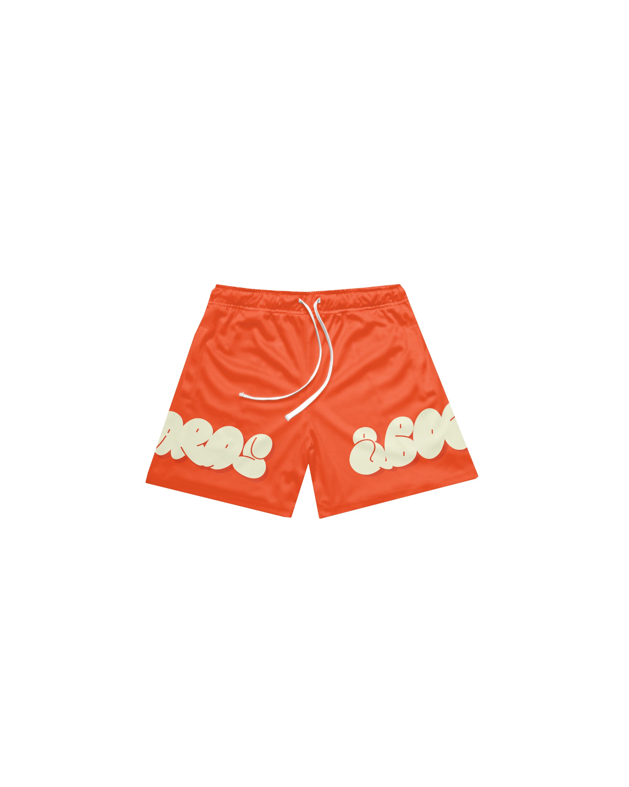 Orange Bubble Graffiti 6" Range Shorts