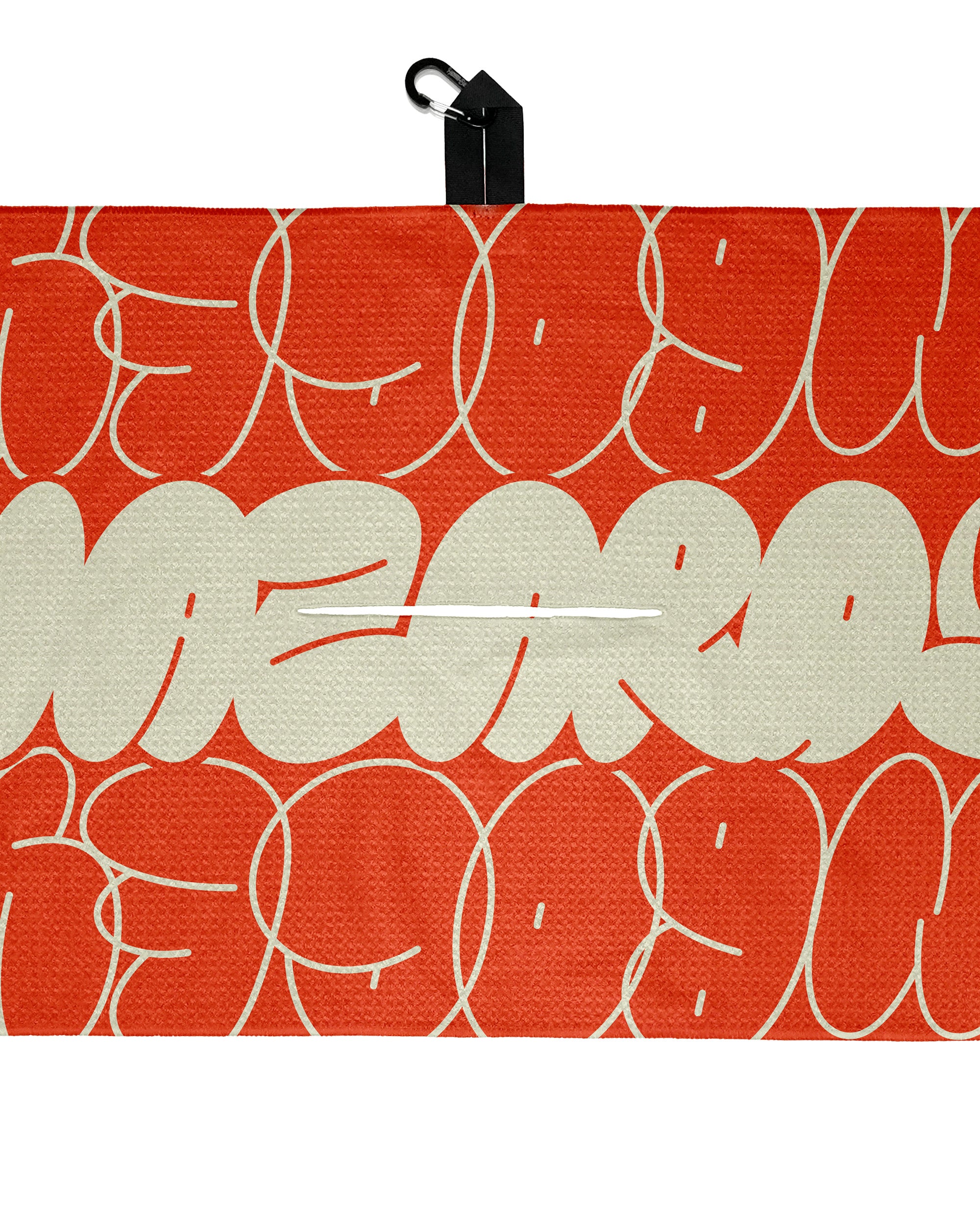 Orange Bubble Graffiti Tour Towel