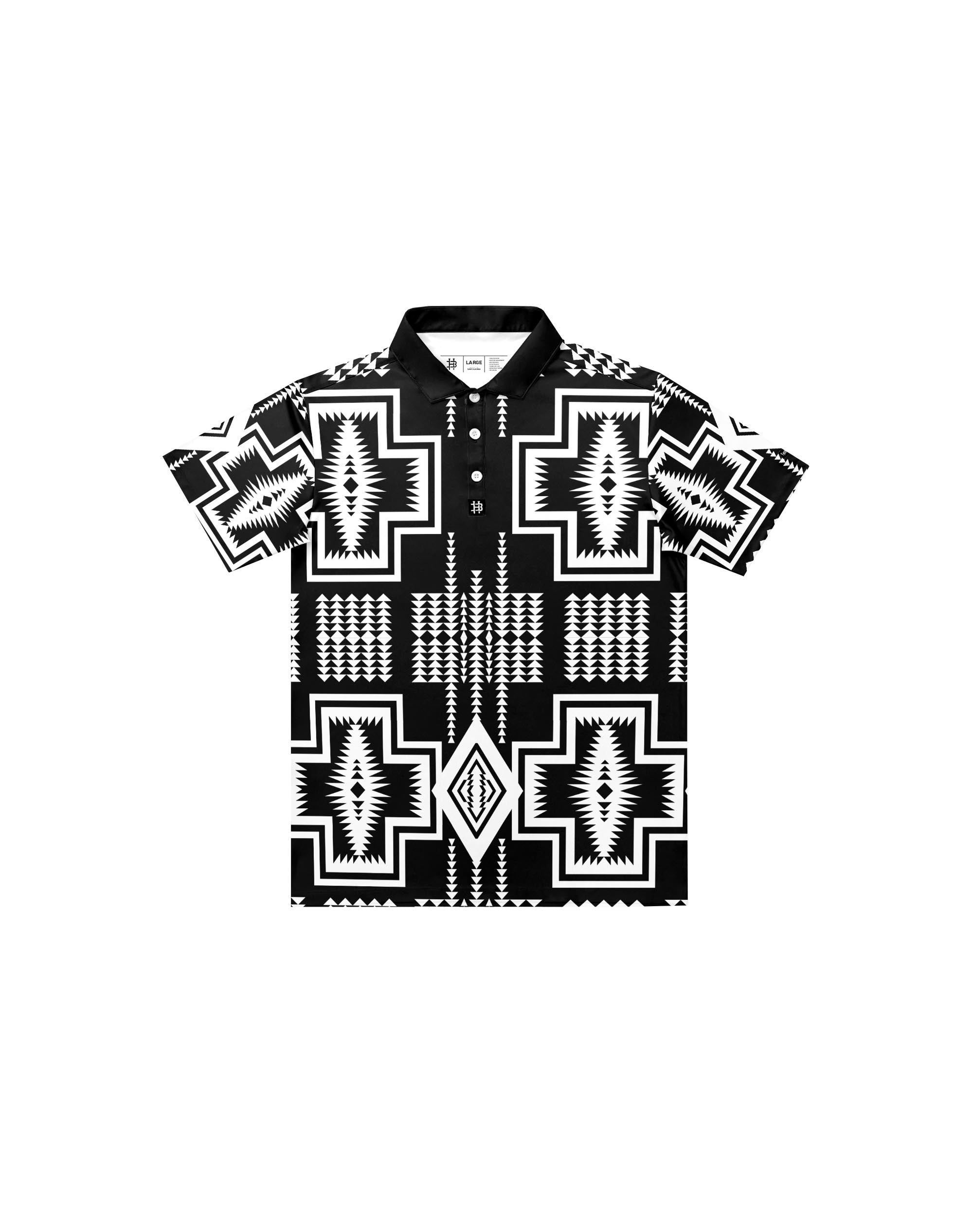 Mono Mosaic Modern Performance Polo