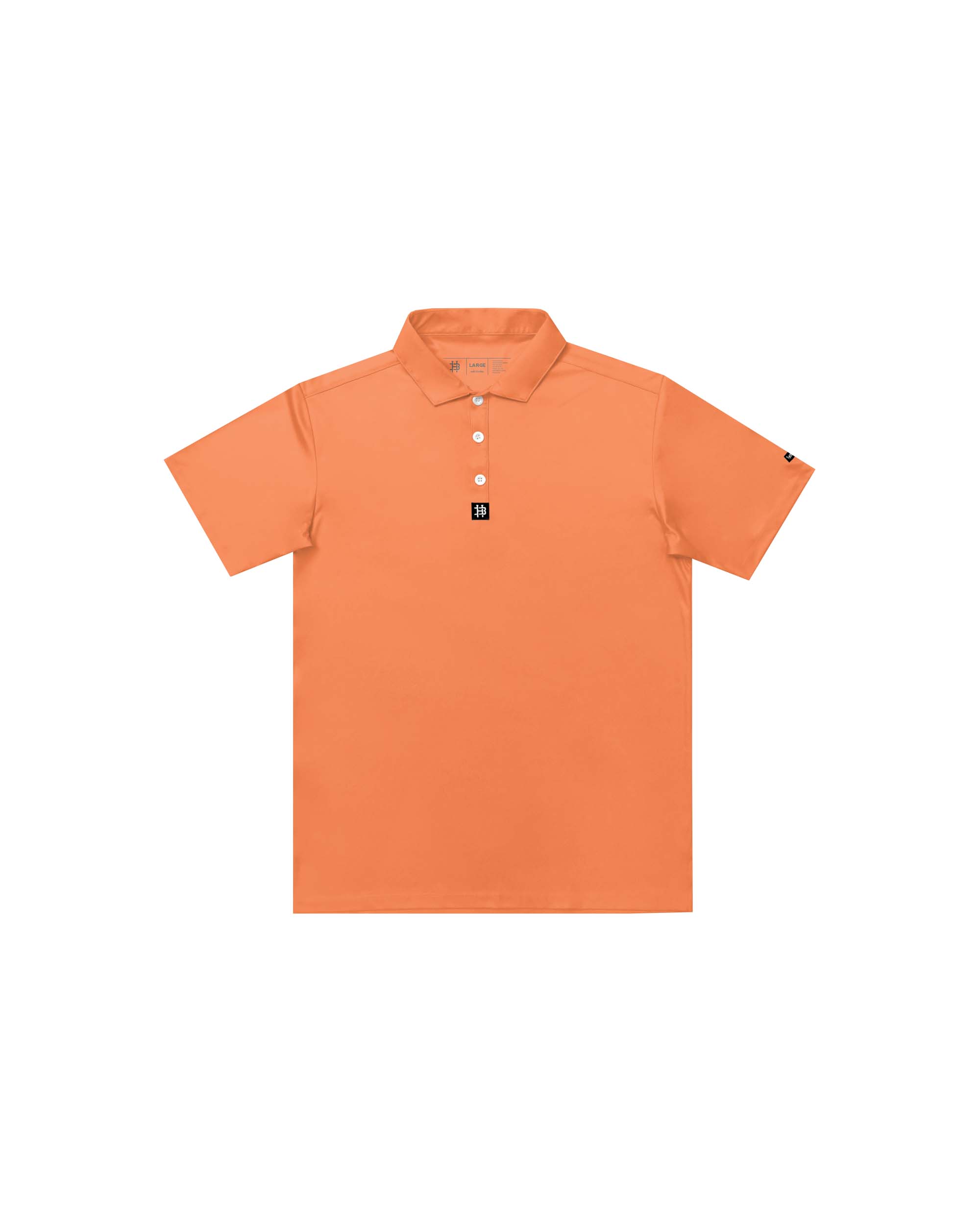 Orange Modern Performance Polo