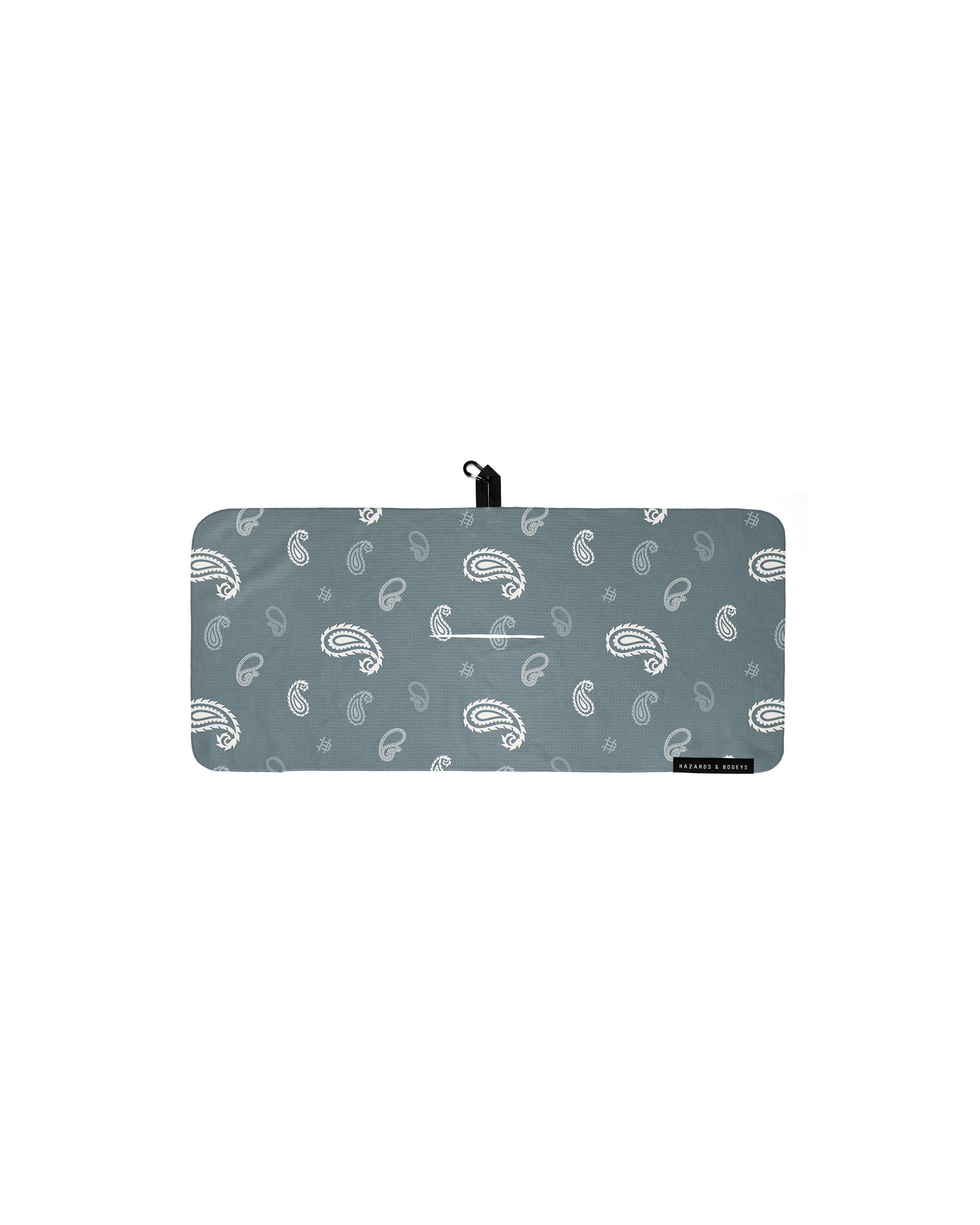 Paisley Creme Grey Tour Towel