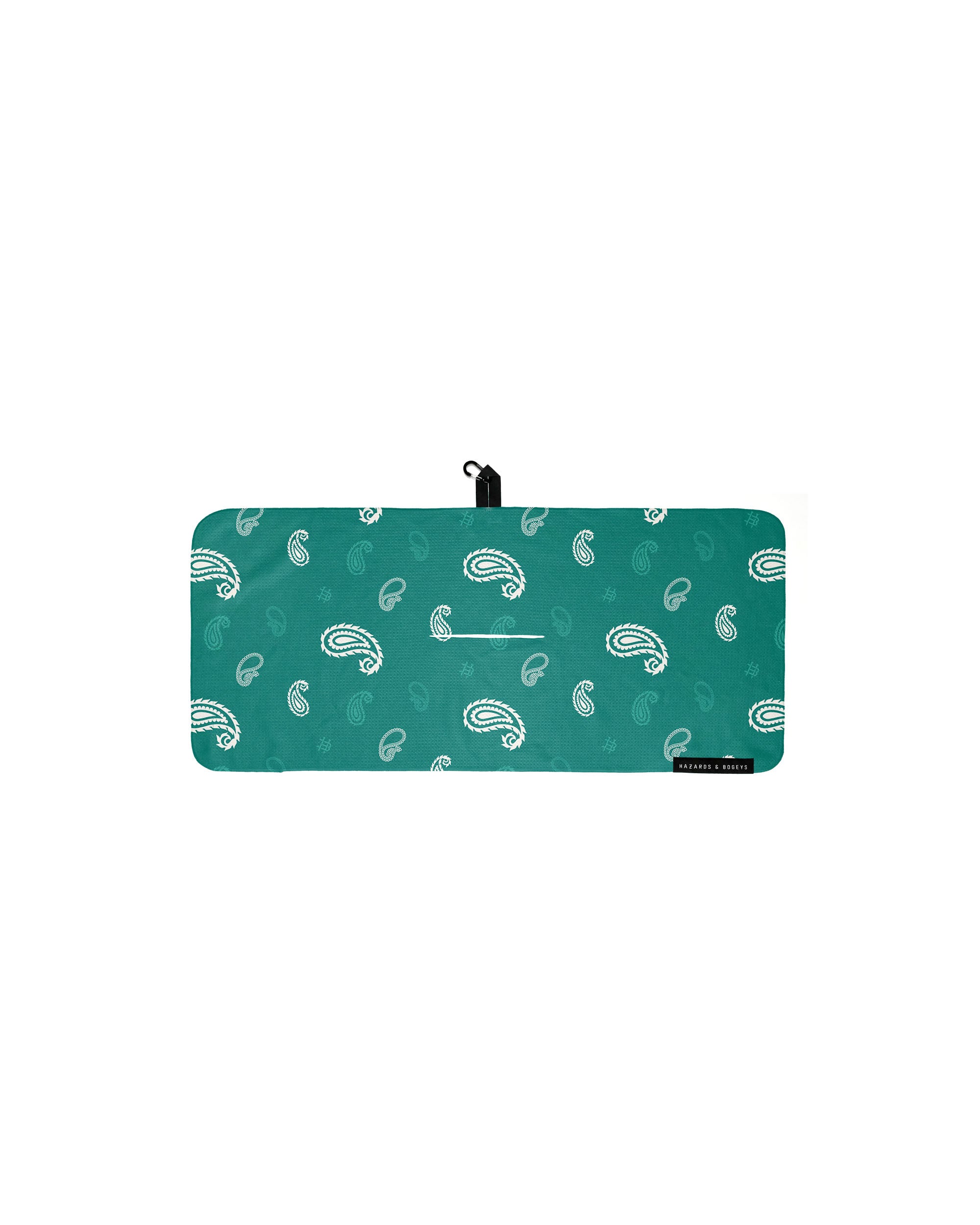 Paisley Dark Teal Tour Towel