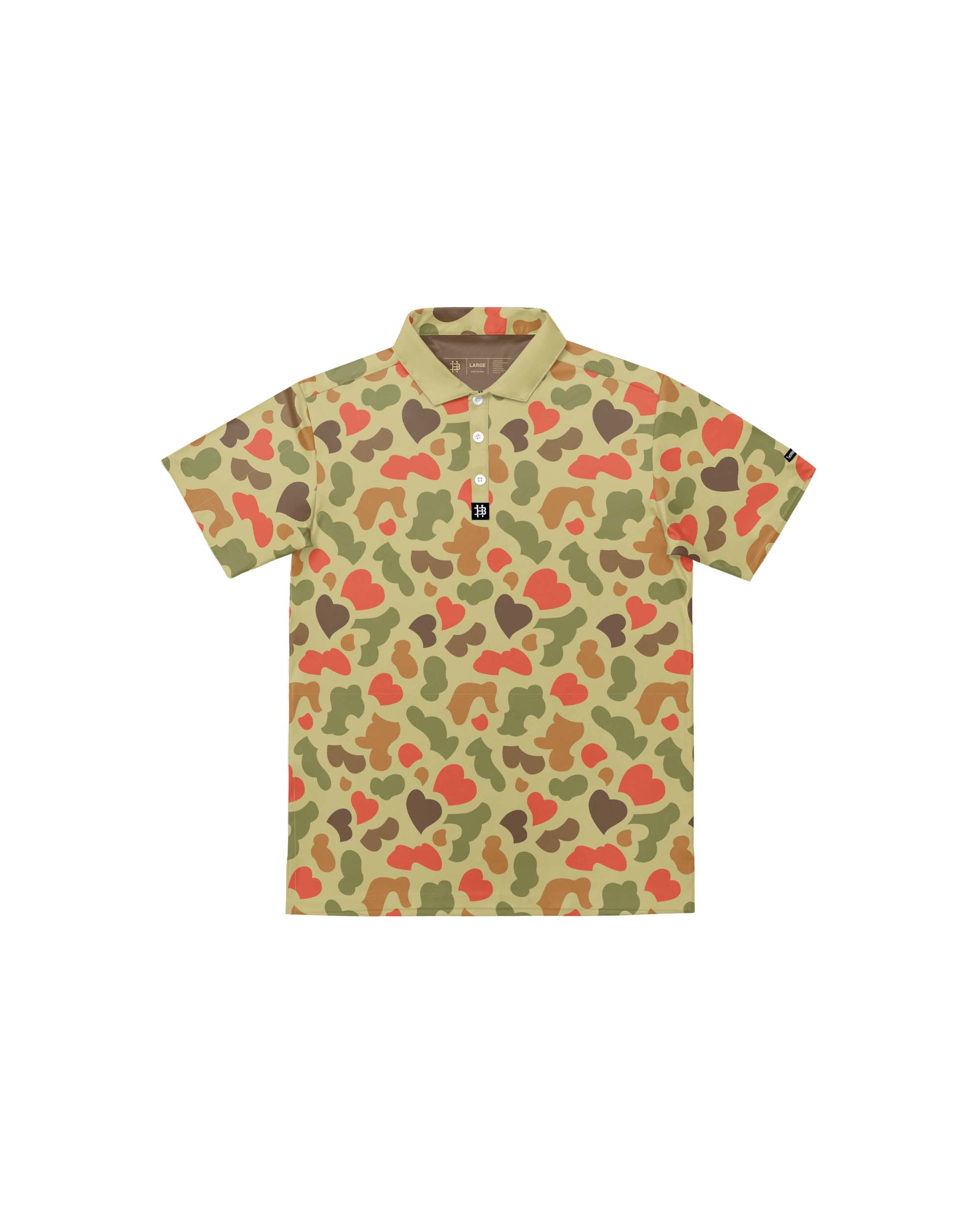 Safari Brown Modern Performance Polo