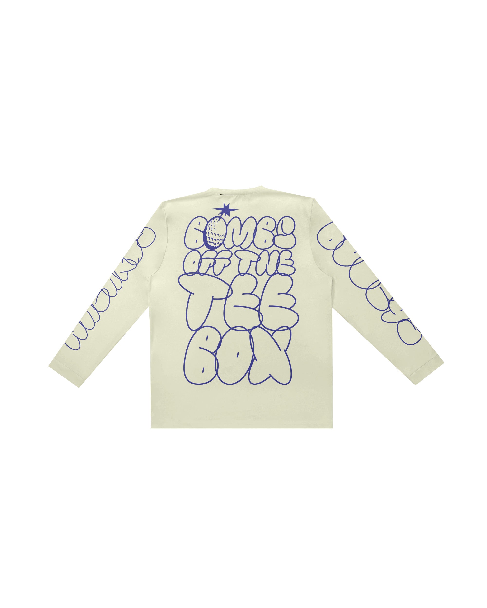 Blue Tee Box Long Sleeve Shirt