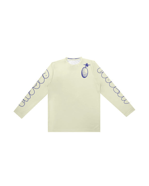 Blue Tee Box Long Sleeve Shirt