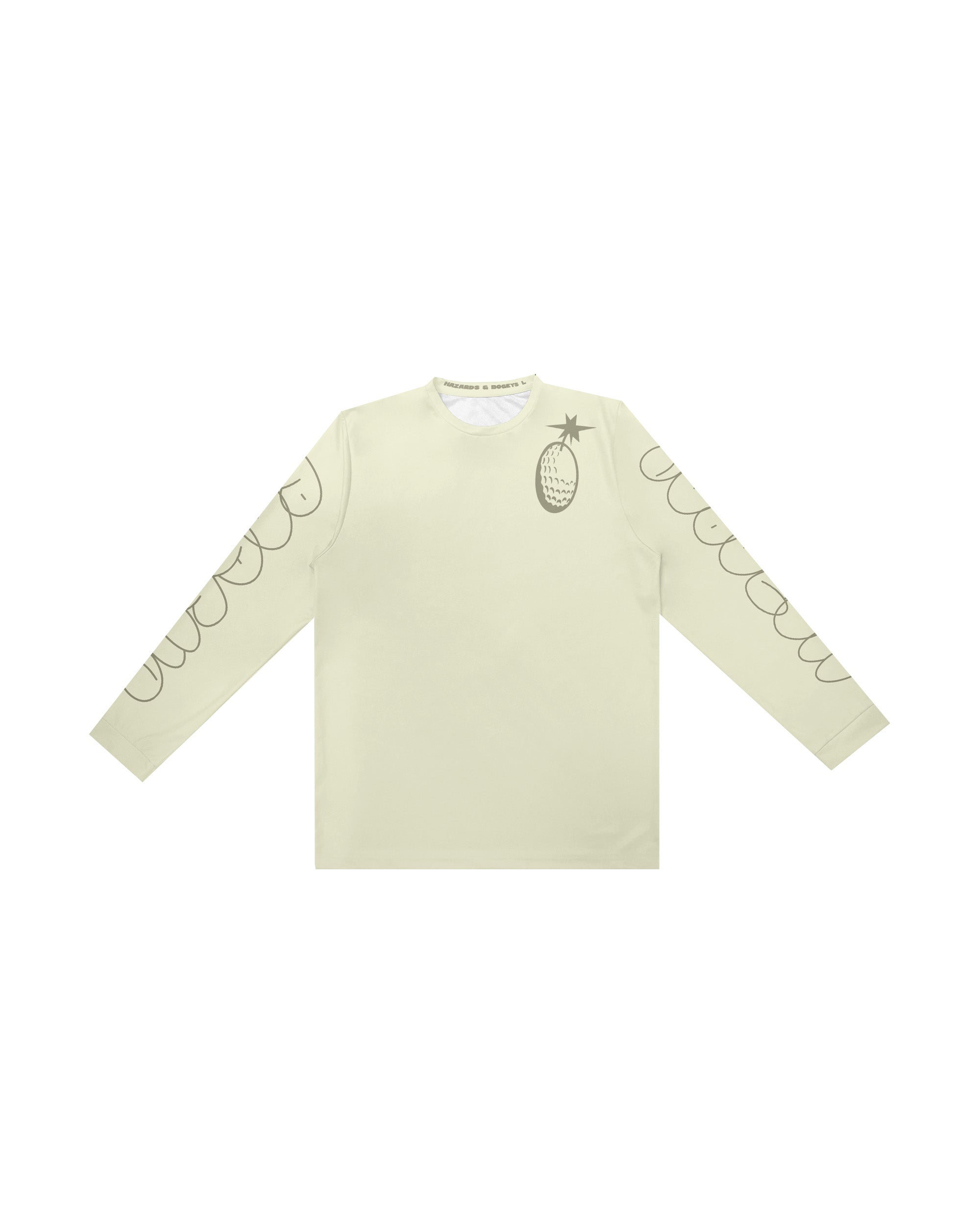 Light Olive Tee Box Long Sleeve Shirt