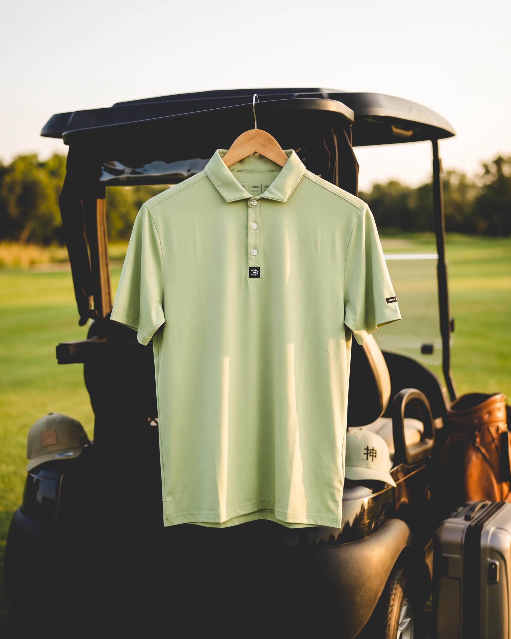 Resin Green Modern Performance Polo