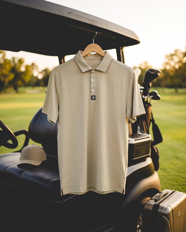 Sand Modern Performance Polo