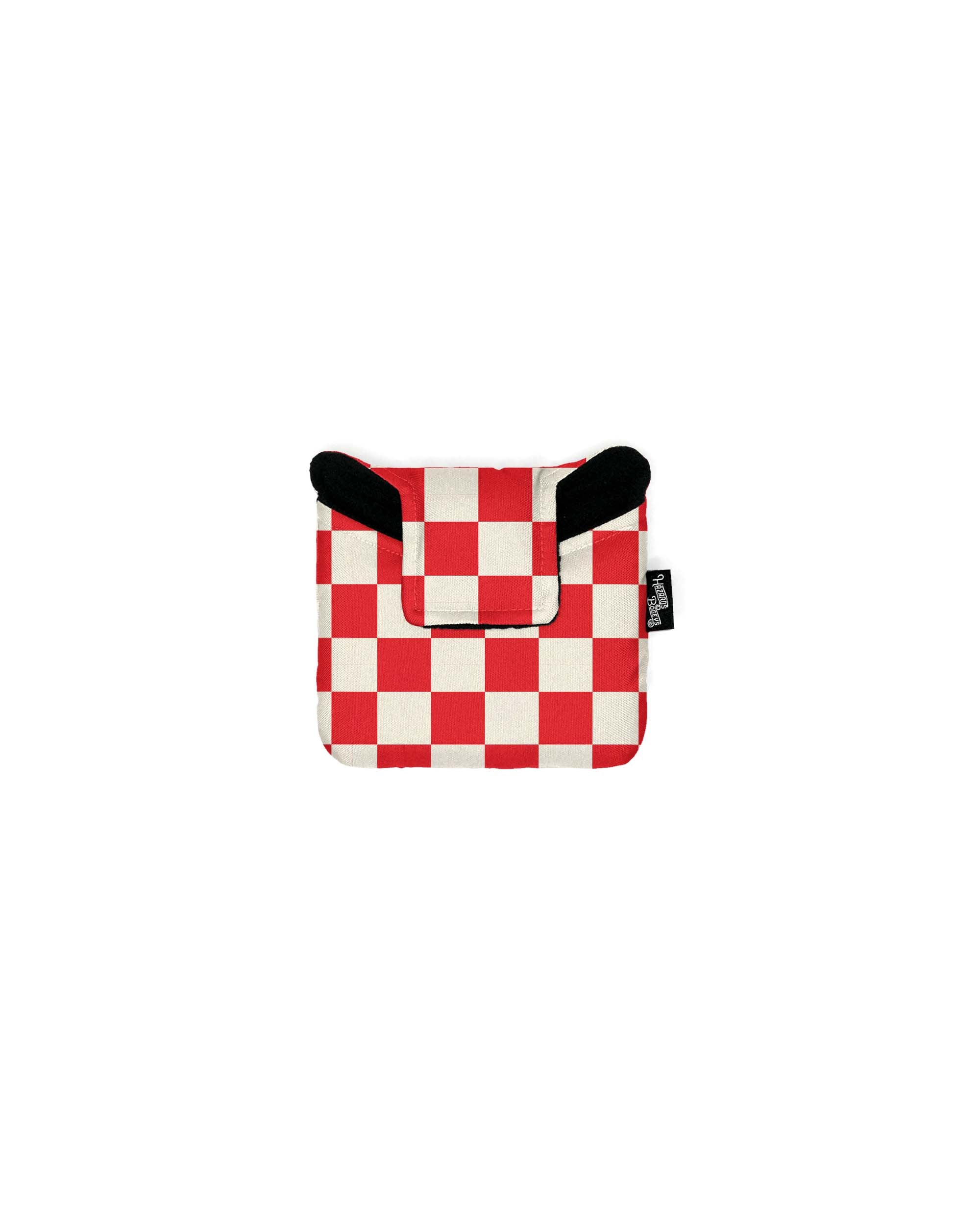 Checker Red Mallet Putter Cover