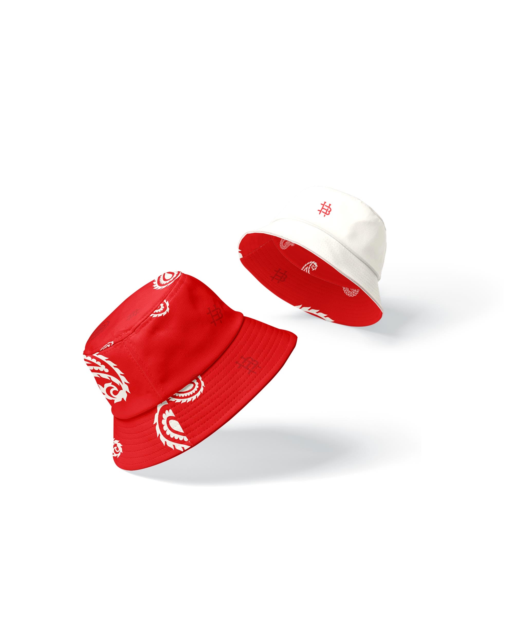 Paisley Red Bucket Hat