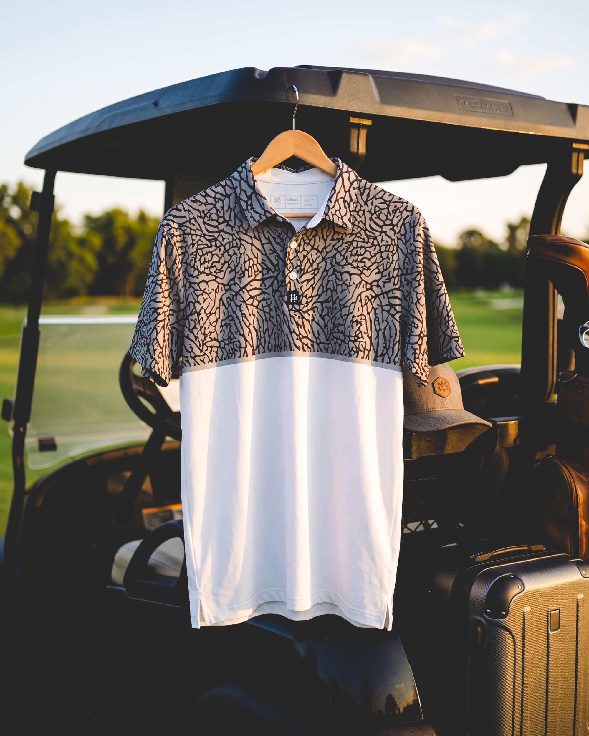 Elephant Print OG Modern Performance Polo