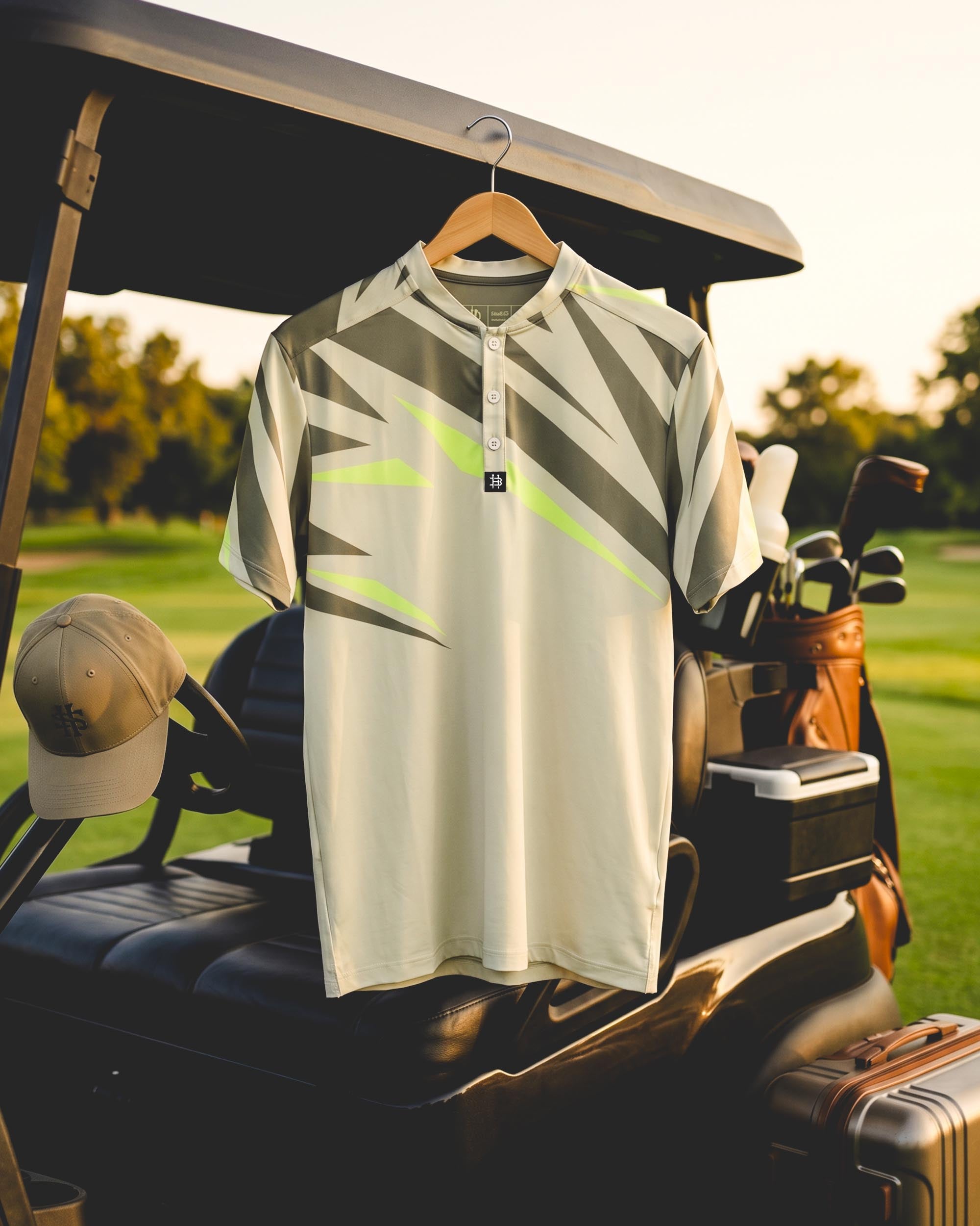 JE Desert Lime Blade Collar Polo