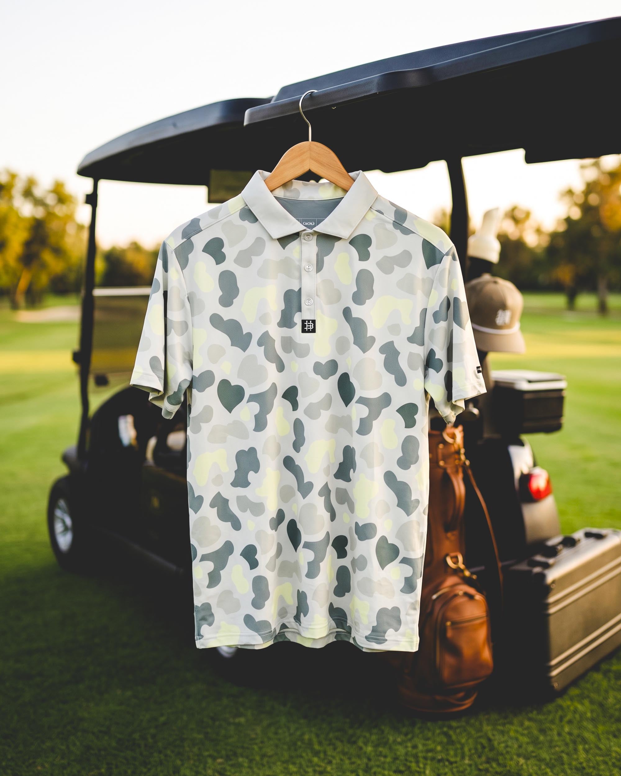 Safari Lime Modern Performance Polo