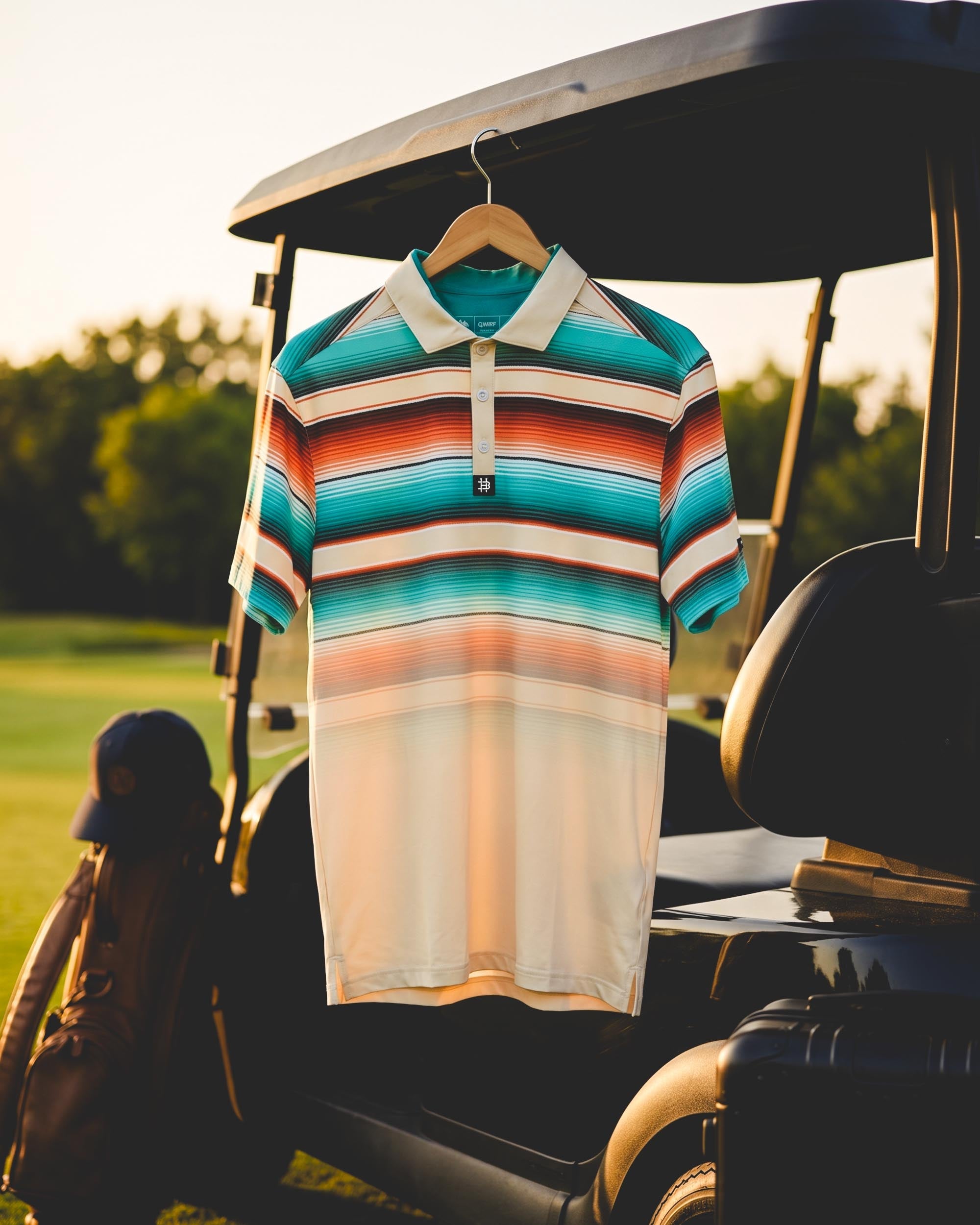 Sarape Crema Modern Performance Polo